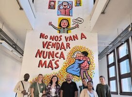 Students gathered together in Argentina